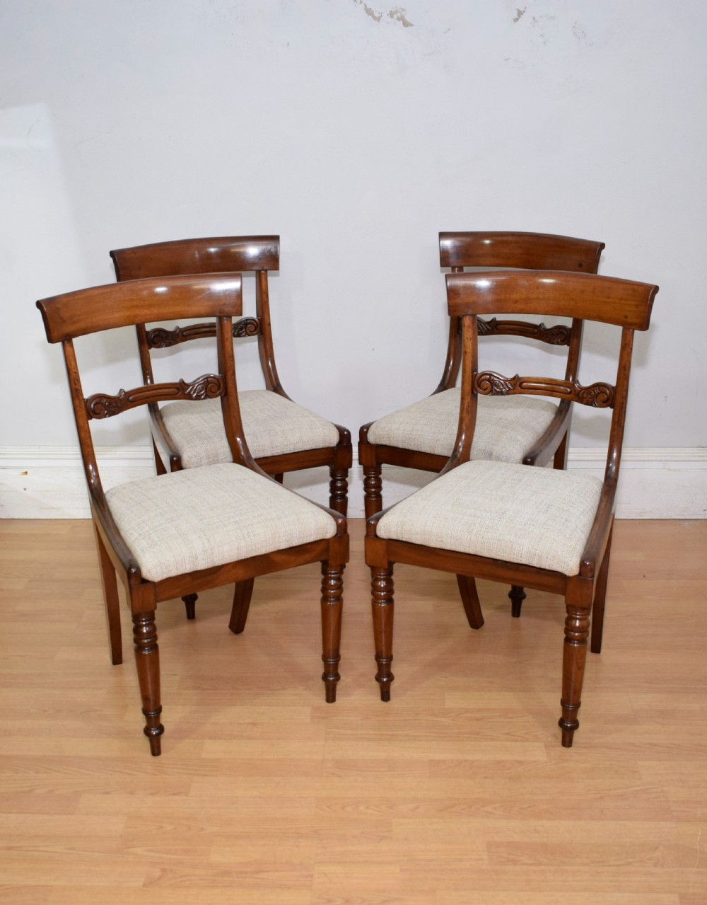 Set of 4 Regency Dining Chairs View IV