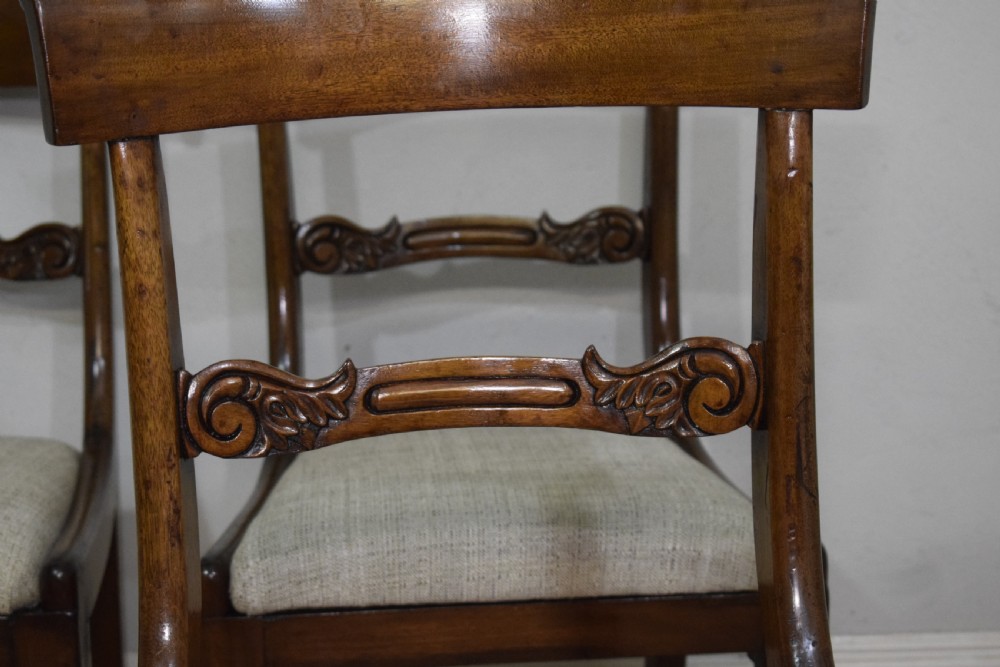 Set of 4 Regency Dining Chairs View XIII