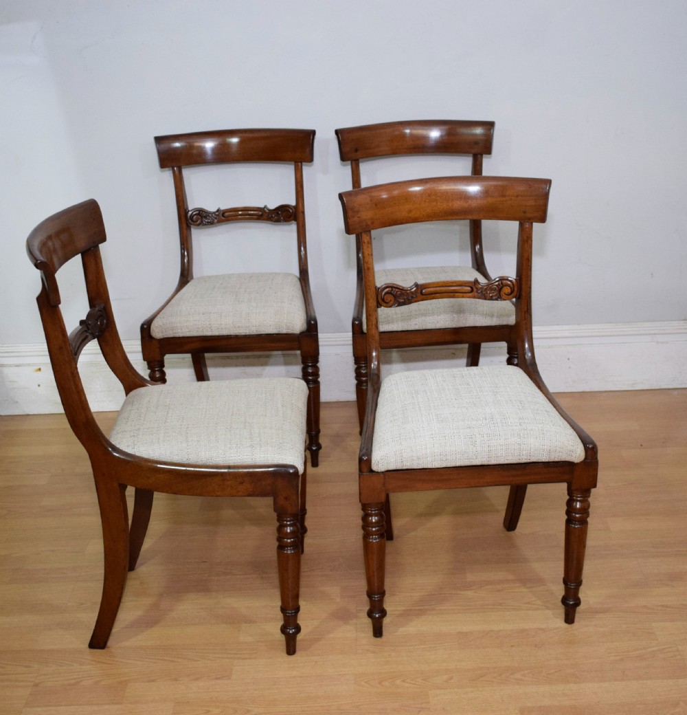 Set of 4 Regency Dining Chairs View XV