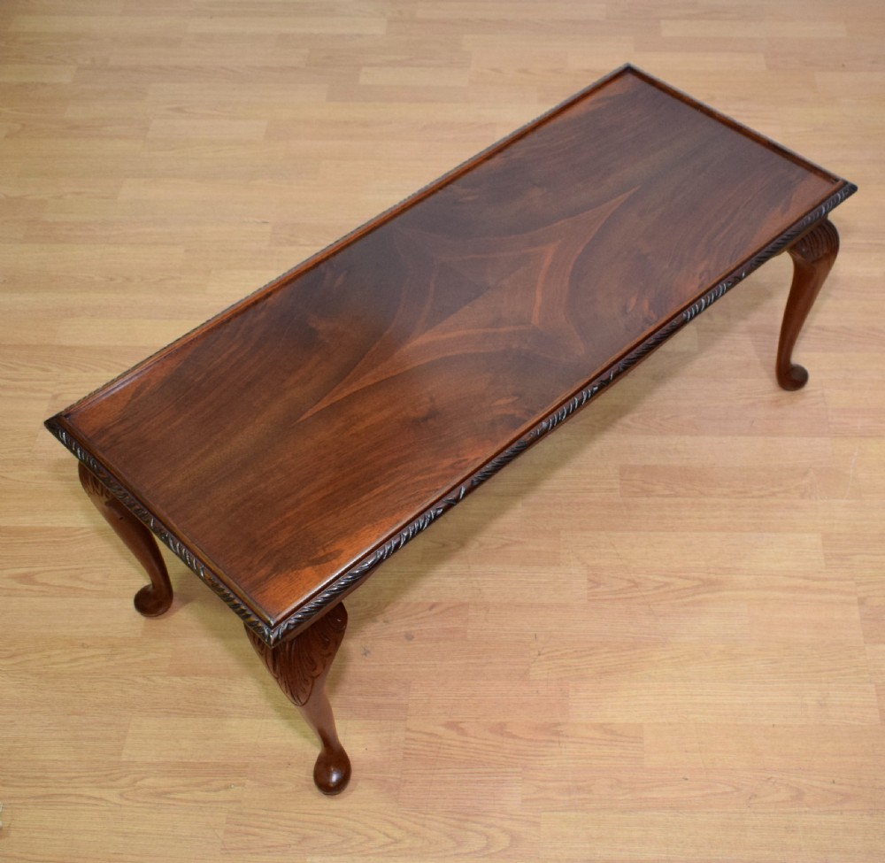 Early 20th Century Walnut Coffee Table View II