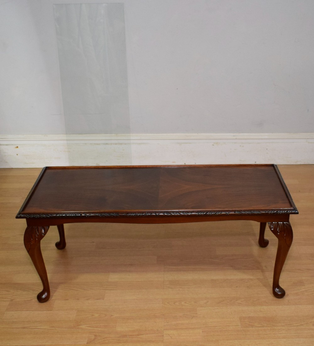 Early 20th Century Walnut Coffee Table View IV