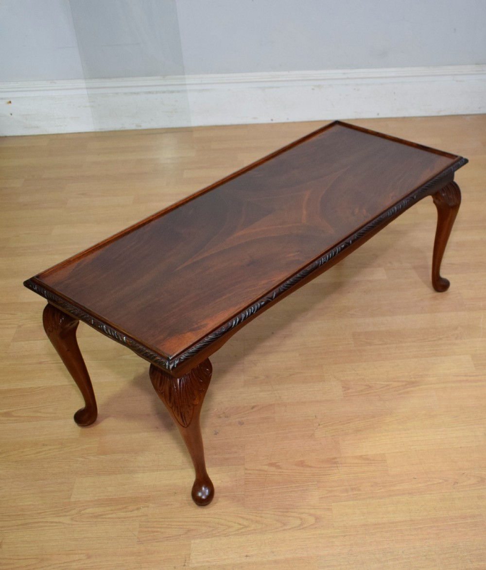 Early 20th Century Walnut Coffee Table View V