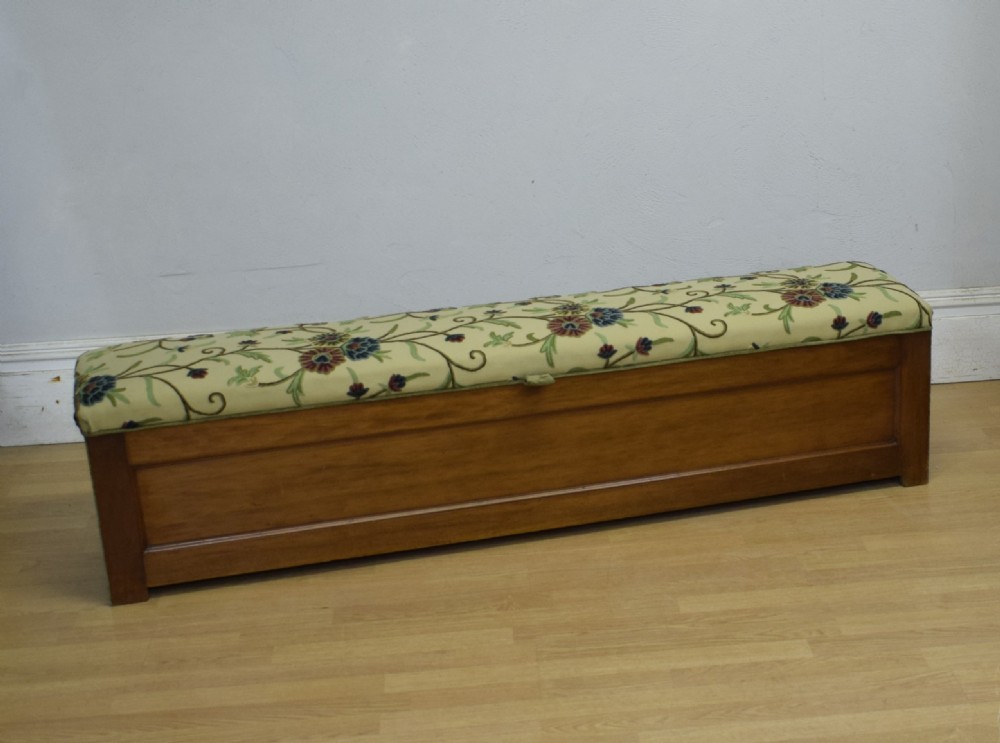Large upholstered Ottoman View II