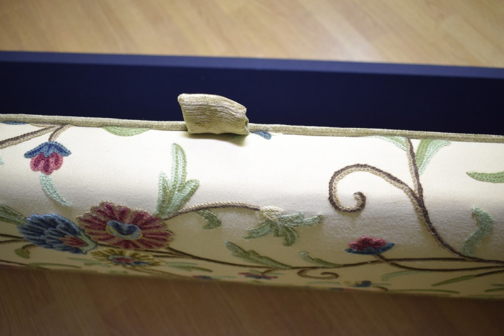 Large upholstered Ottoman View XIV
