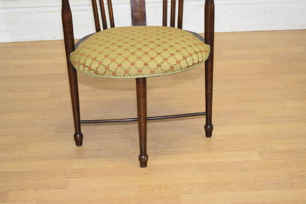 Edwardian Inlaid Tub Armchair View III