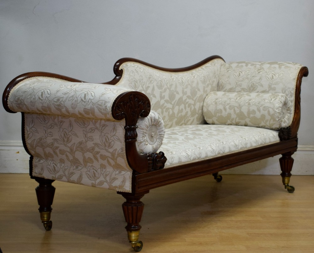 Georgian Period Upholstered Couch View IV