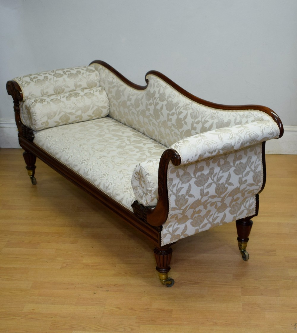 Georgian Period Upholstered Couch View VIII