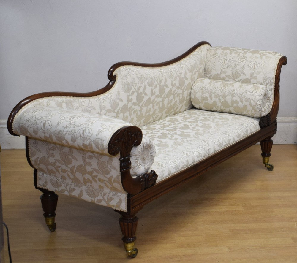 Georgian Period Upholstered Couch View XI