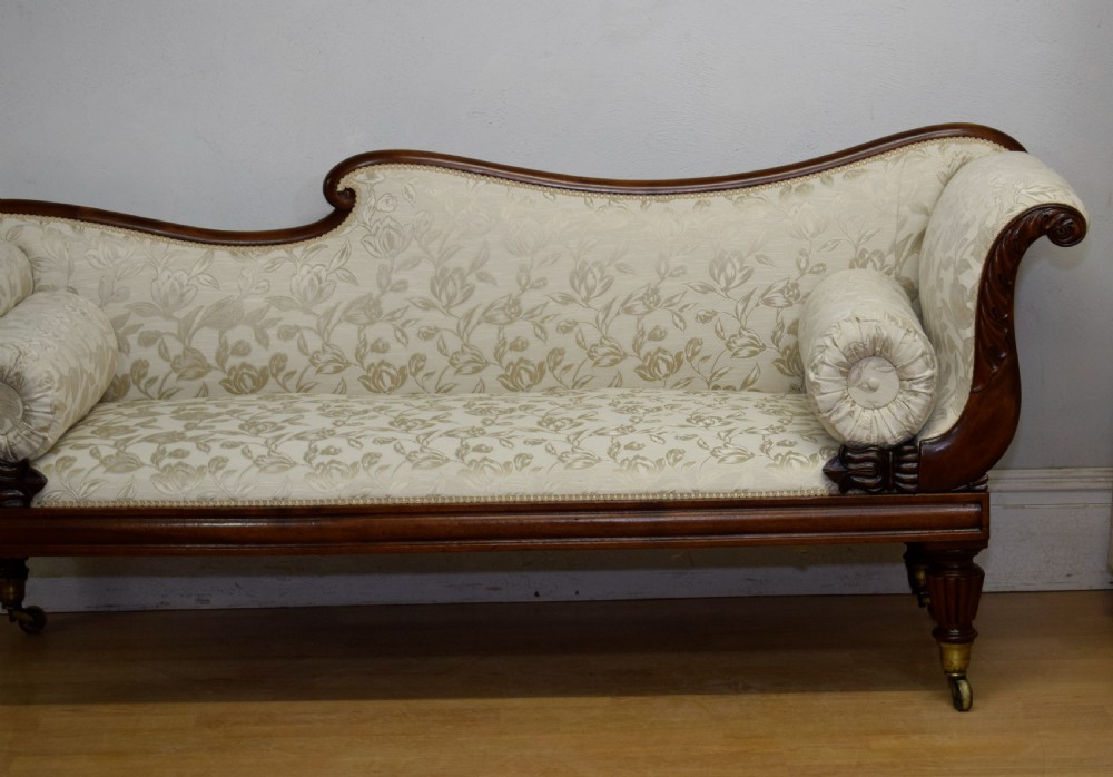Georgian Period Upholstered Couch View XIV
