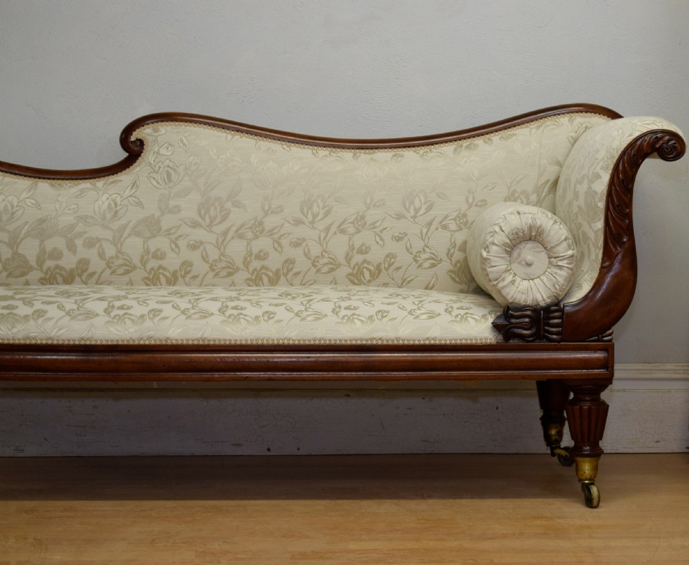 Georgian Period Upholstered Couch View XVI