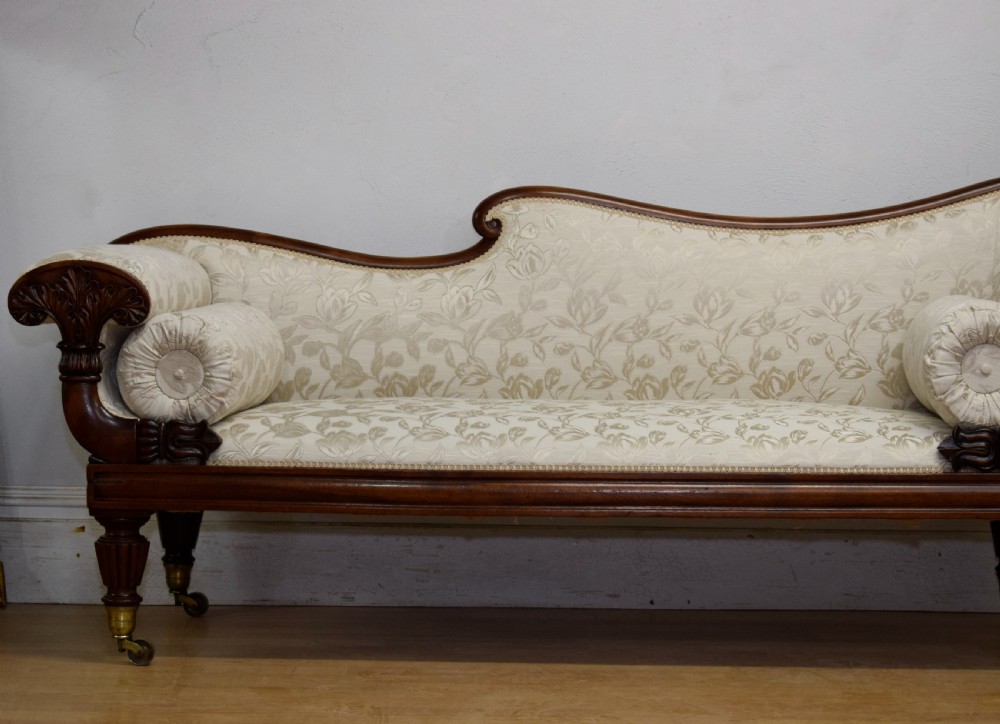 Georgian Period Upholstered Couch View XVII