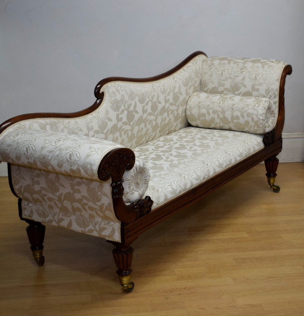 Georgian Period Upholstered Couch View XXIV