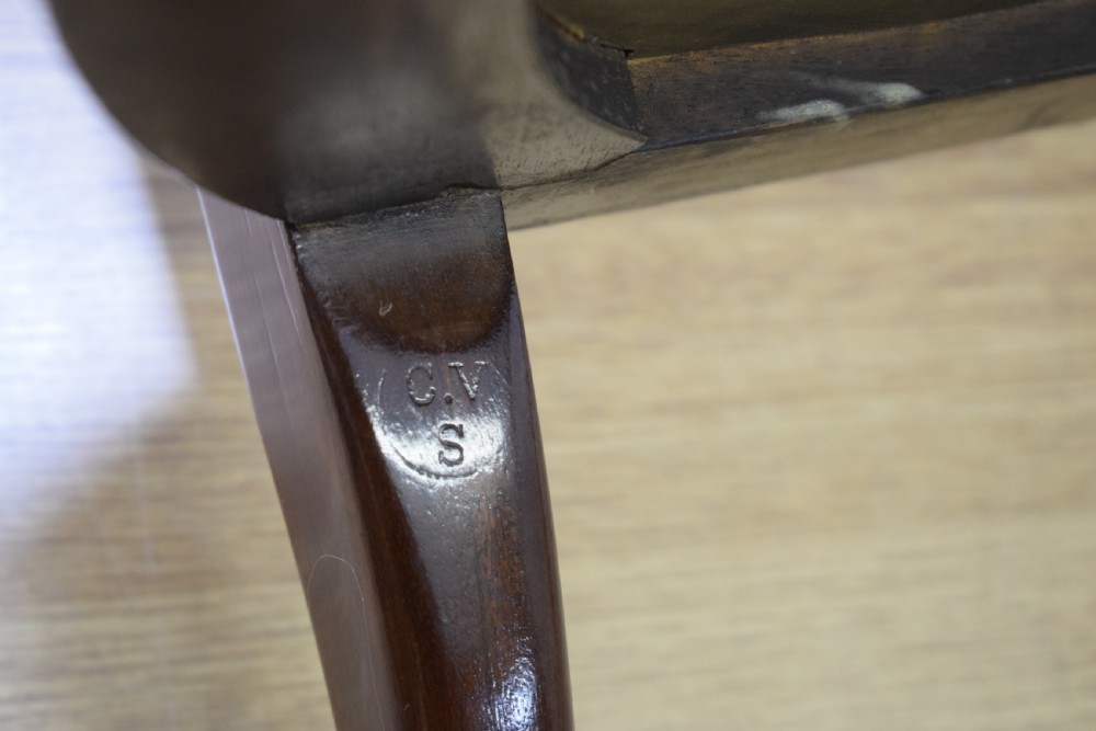 Mahogany Inlaid Bedroom Chair View XIX