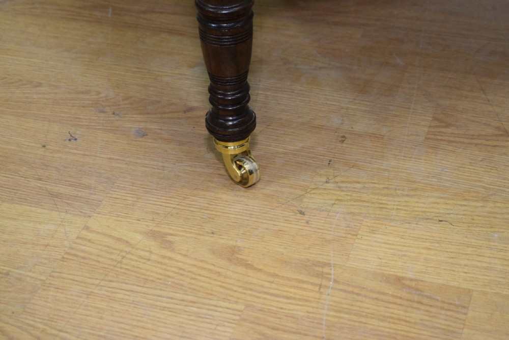 Late Victorian Rosewood & Inlaid Couch View XVIII