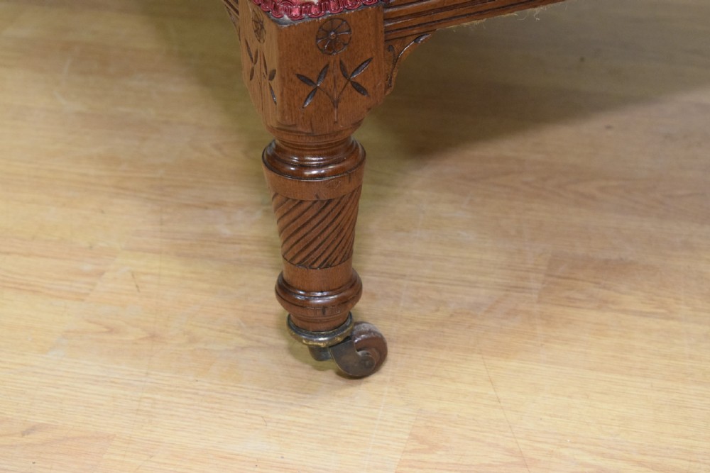 Late Victorian Walnut Couch View X