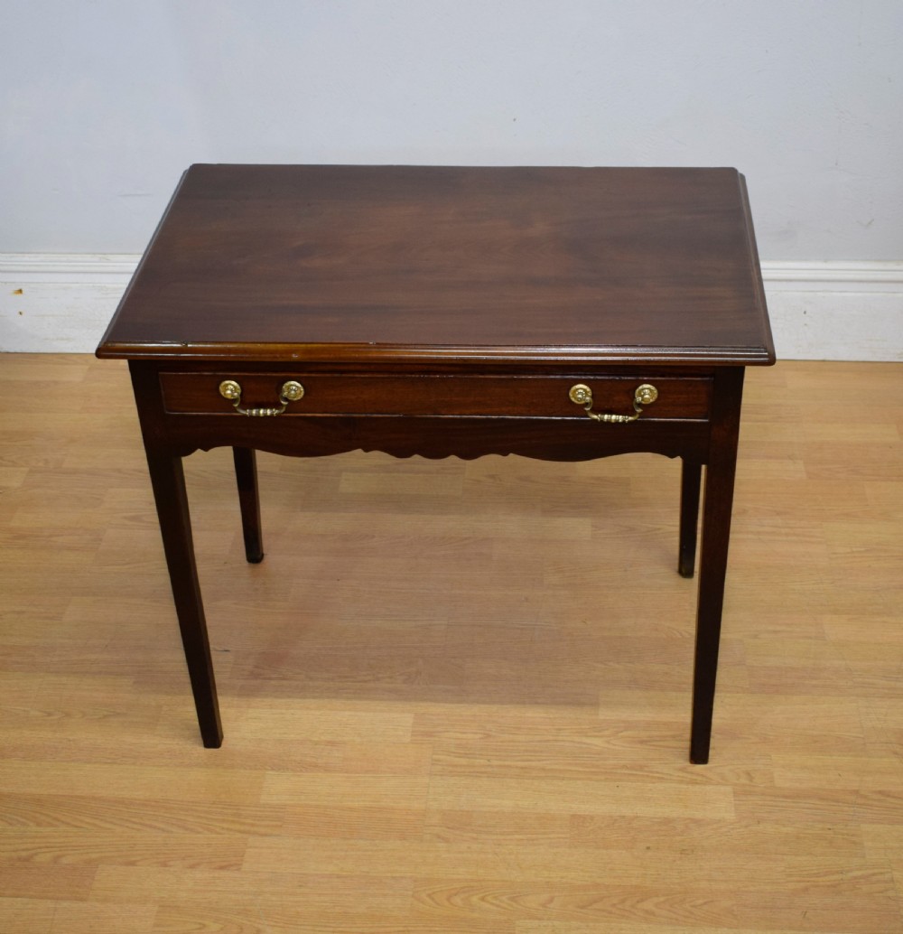 Georgian Mahogany Lowboy View V