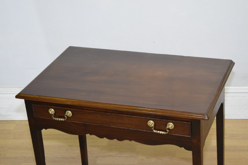 Georgian Mahogany Lowboy View VIII
