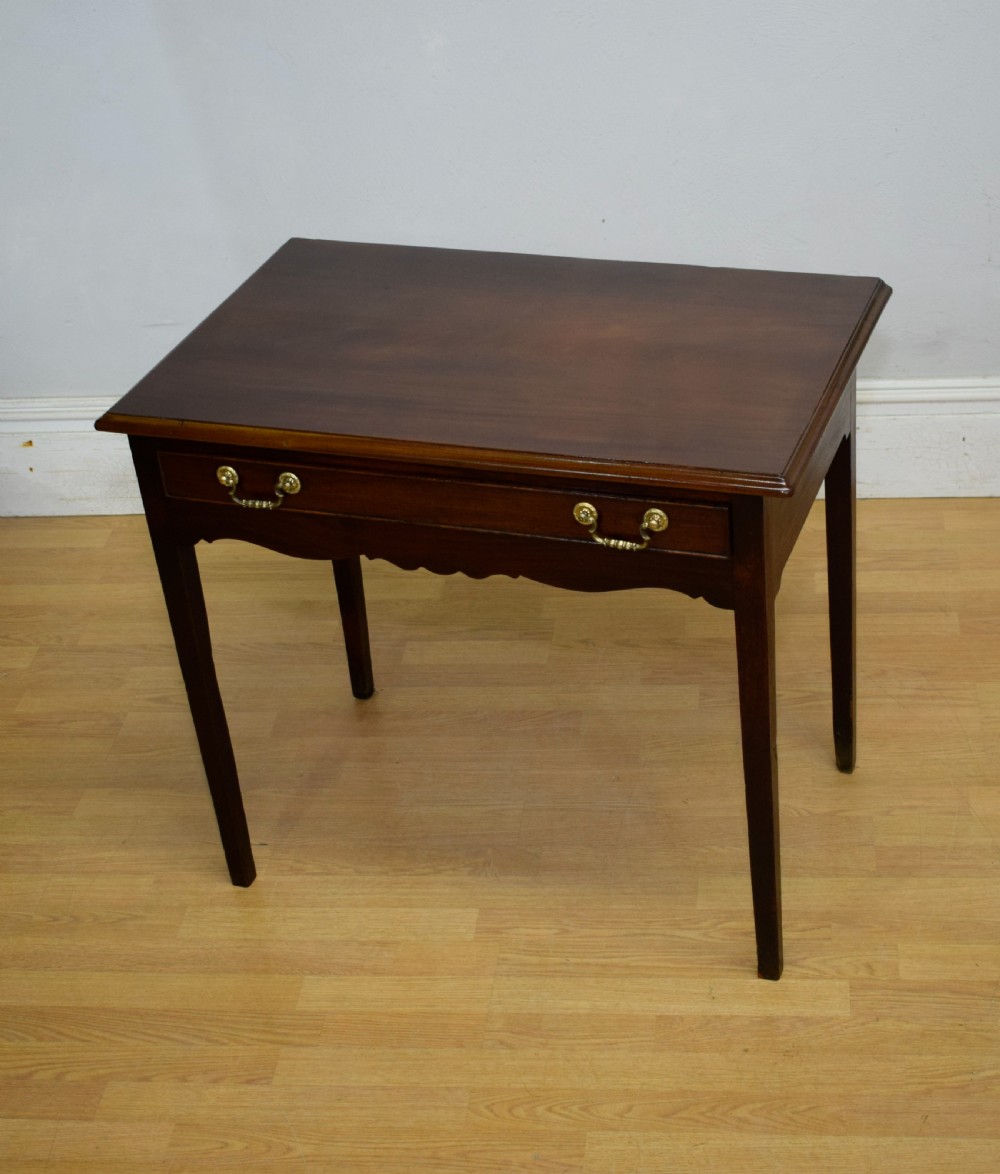 Georgian Mahogany Lowboy View IX