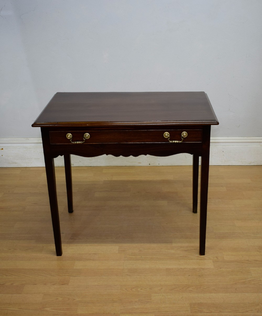 Georgian Mahogany Lowboy View X