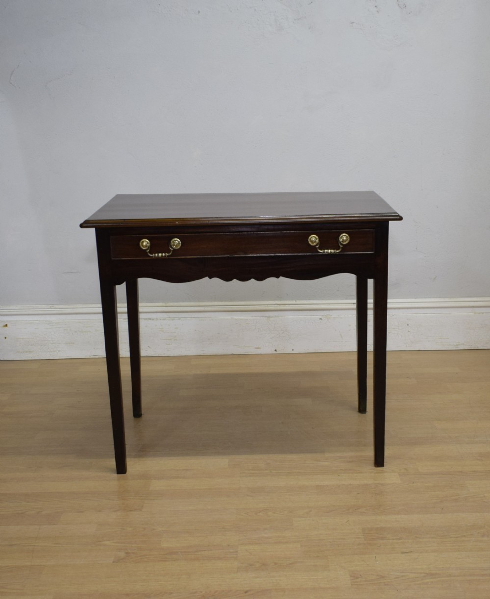 Georgian Mahogany Lowboy View XI