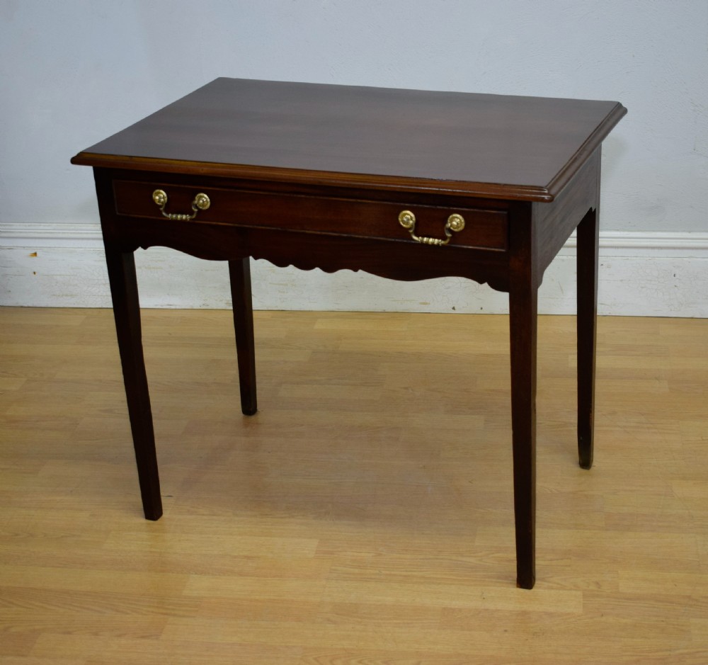 Georgian Mahogany Lowboy View XII
