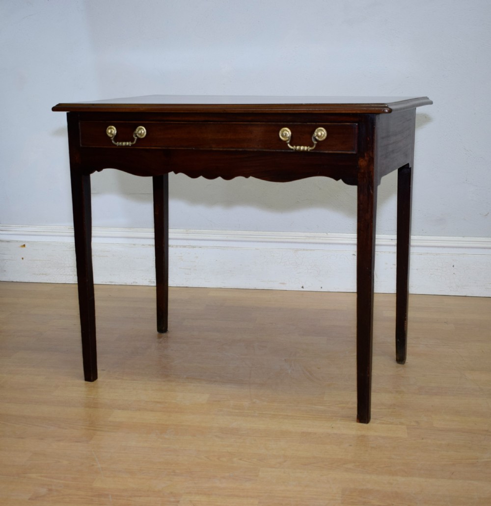 Georgian Mahogany Lowboy View XIII