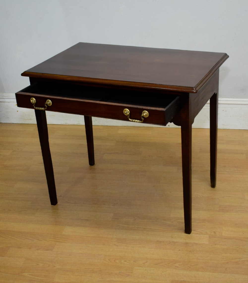 Georgian Mahogany Lowboy View XV