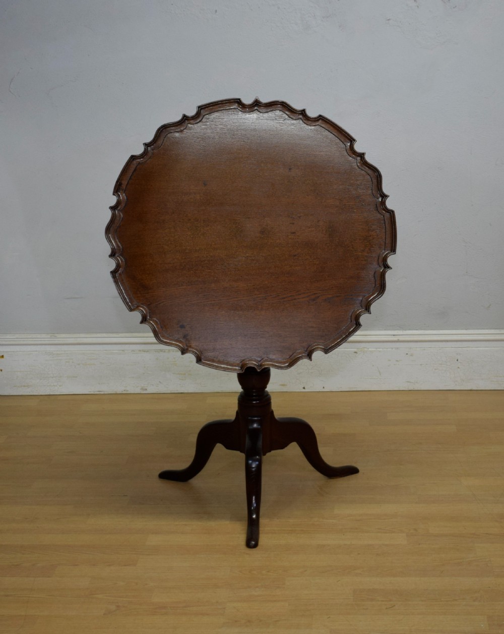 Georgian Period Oak Tripod Table View II