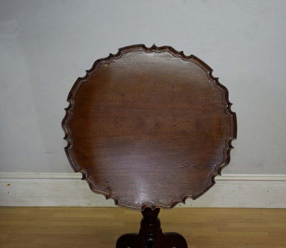Georgian Period Oak Tripod Table View III