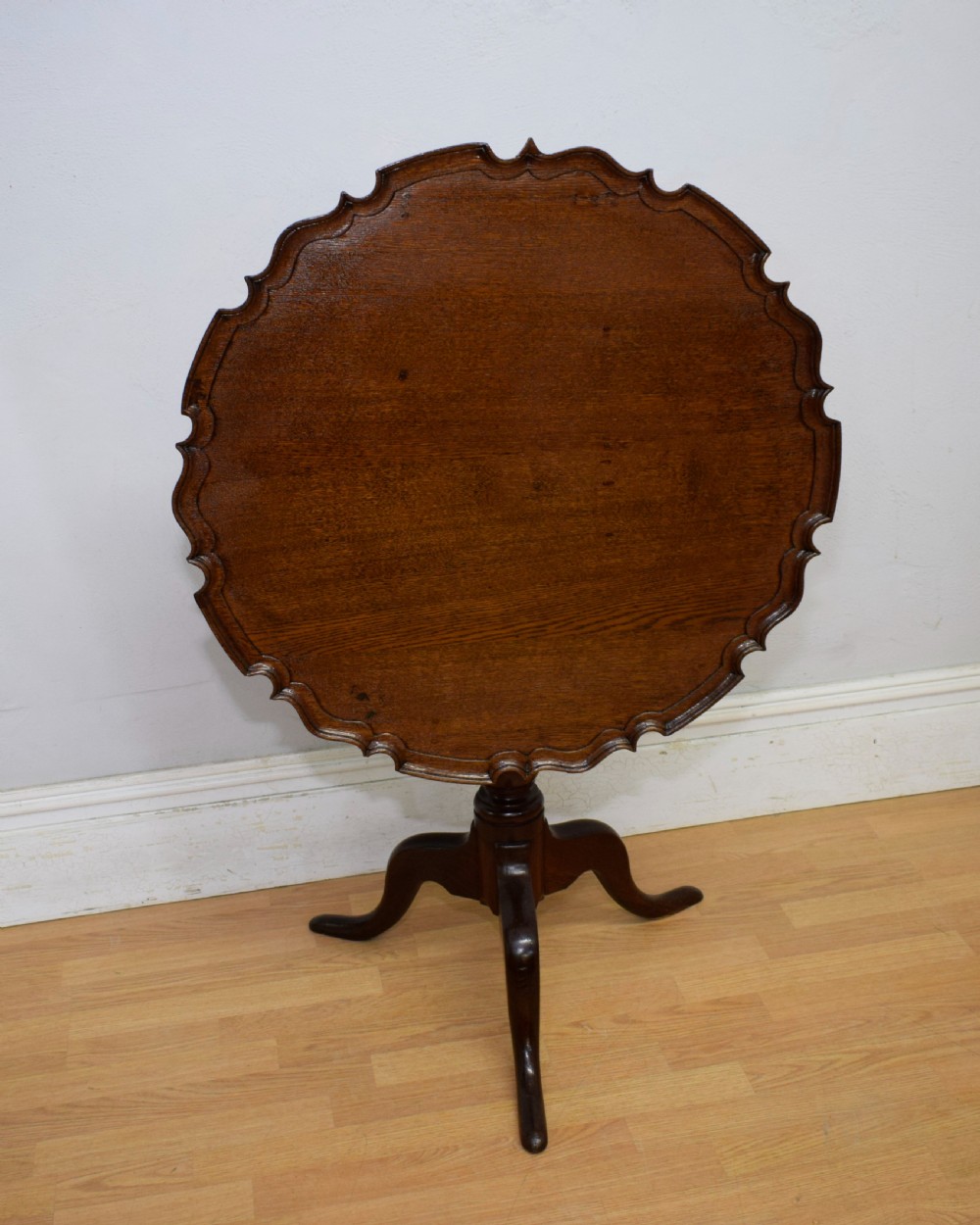Georgian Period Oak Tripod Table View IV
