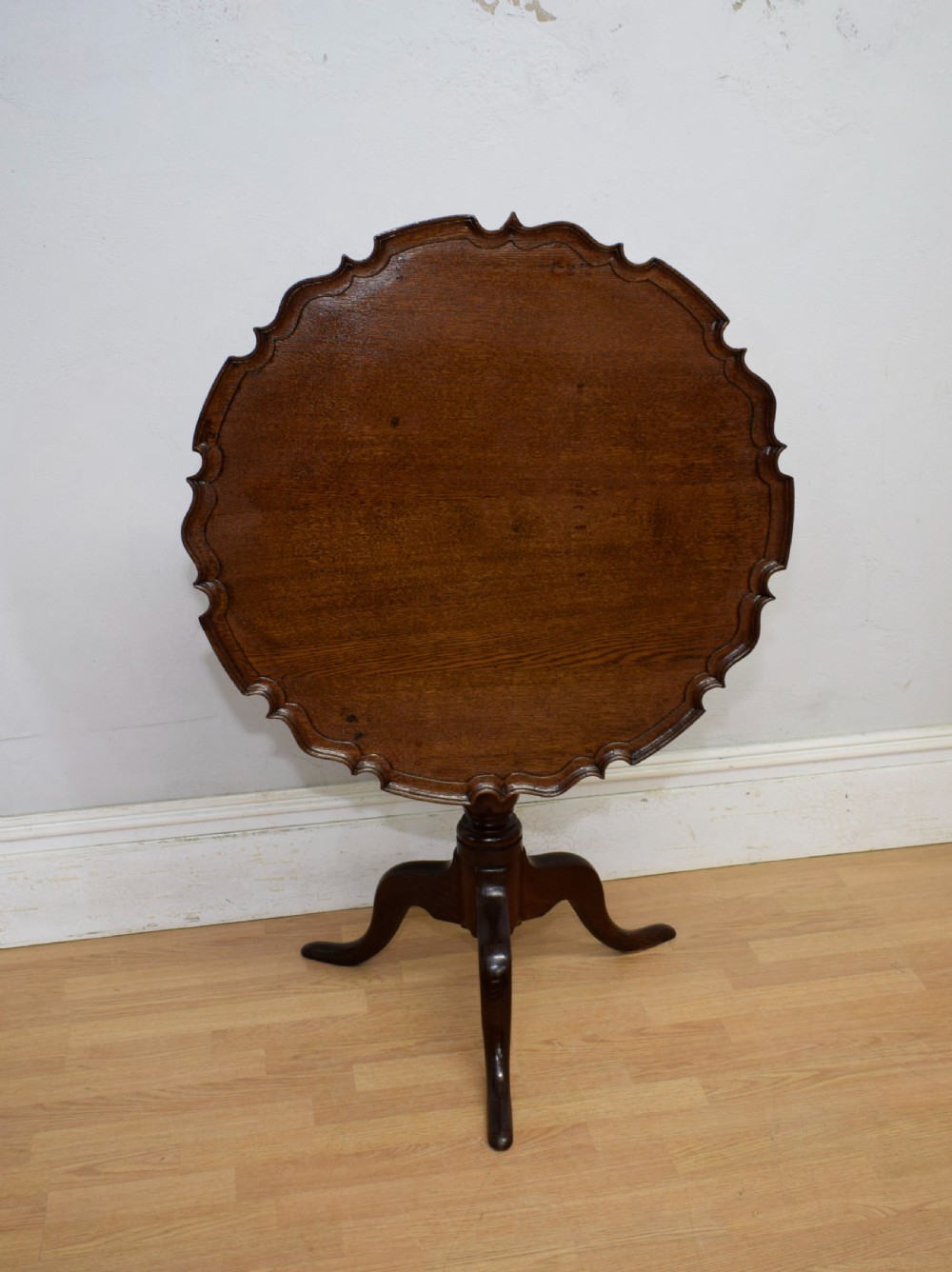 Georgian Period Oak Tripod Table View VII