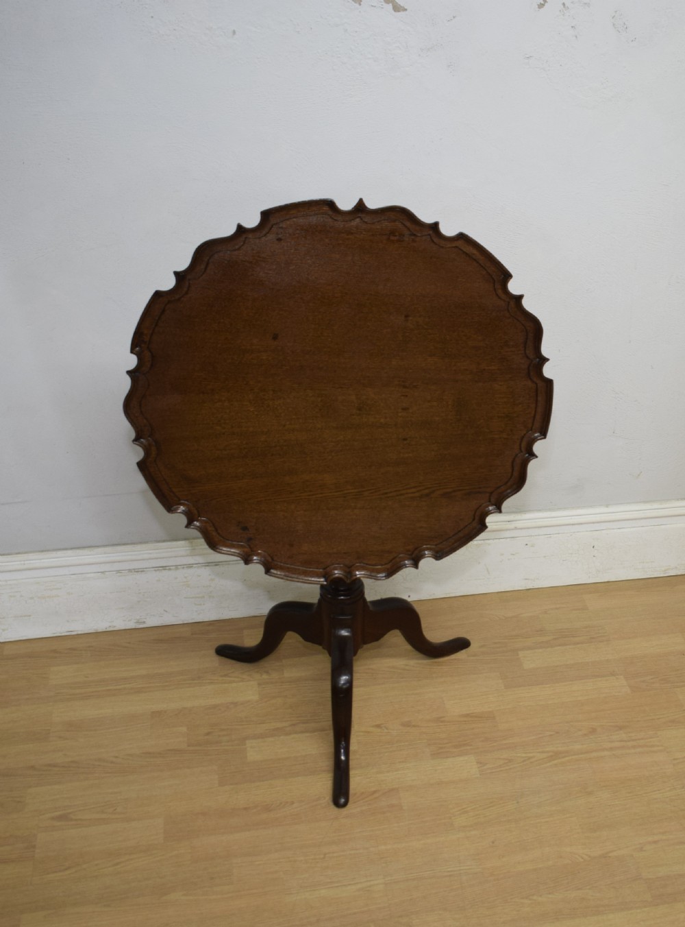 Georgian Period Oak Tripod Table View IX