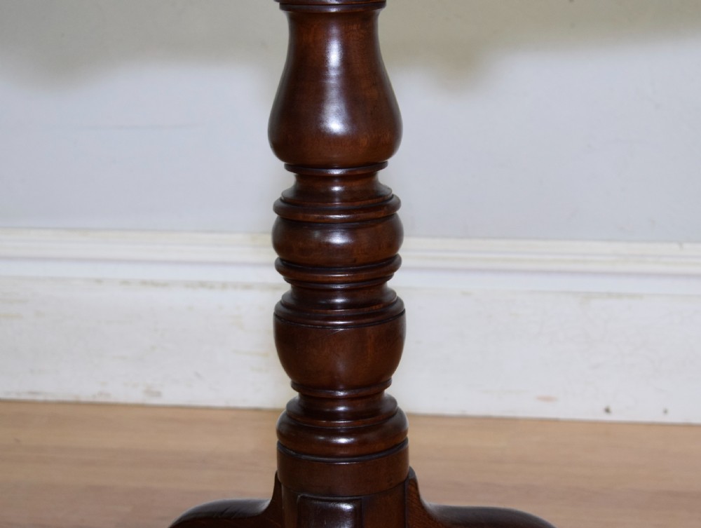 Georgian Period Oak Tripod Table View XIII