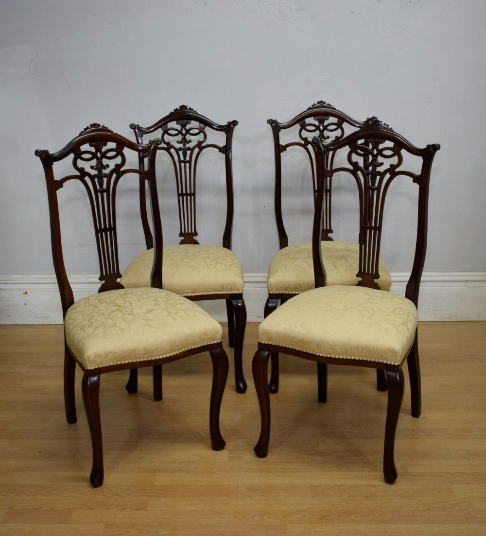 Victorian High Back Dining Chairs View IV