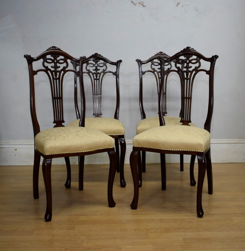 Victorian High Back Dining Chairs View V