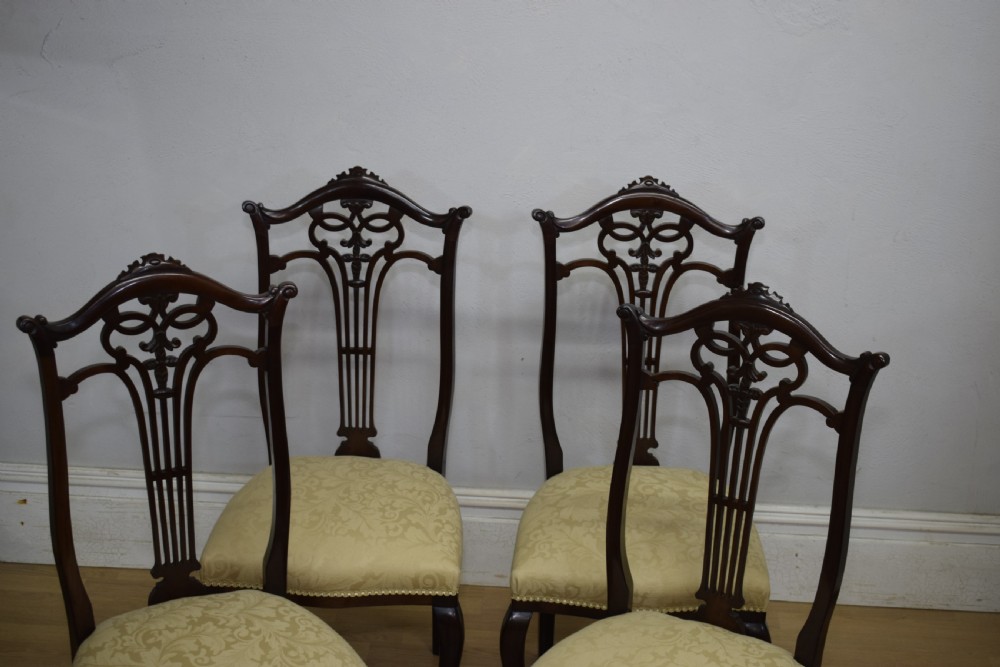 Victorian High Back Dining Chairs View VII