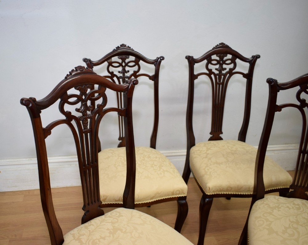 Victorian High Back Dining Chairs View VIII
