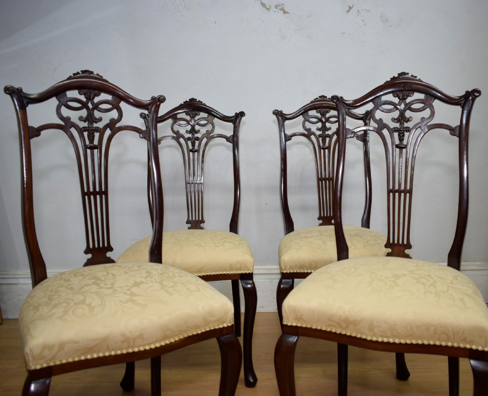 Victorian High Back Dining Chairs View XII