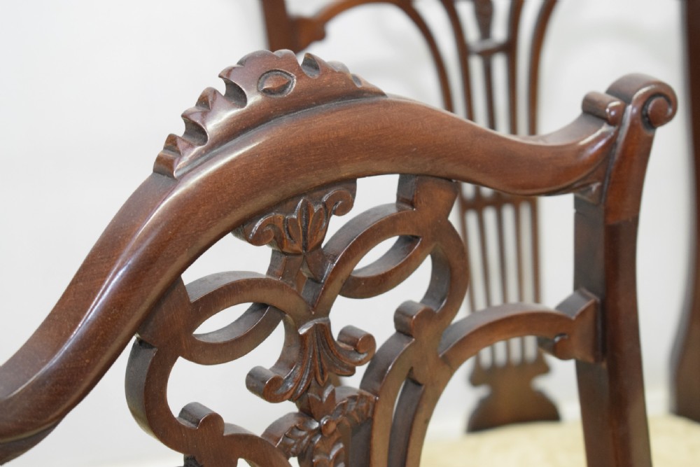 Victorian High Back Dining Chairs View XIII