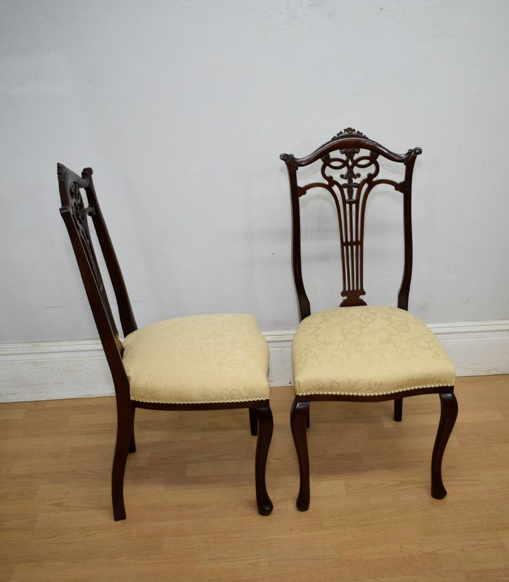 Victorian High Back Dining Chairs View XVI