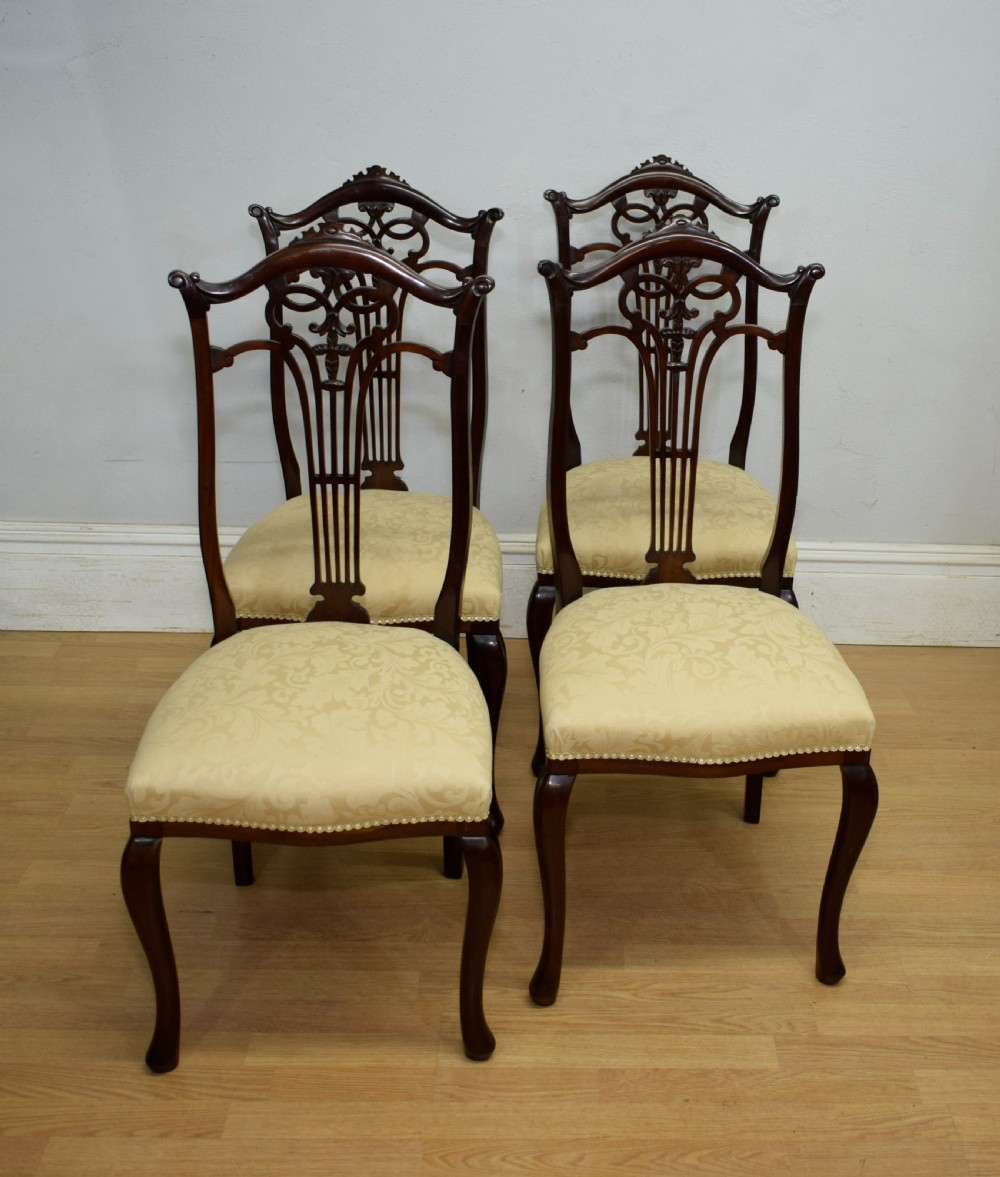 Victorian High Back Dining Chairs View XVII