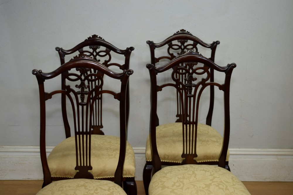 Victorian High Back Dining Chairs View XVIII