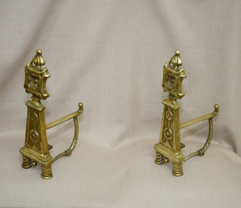 Pair of Early 20th Century Fire Dogs