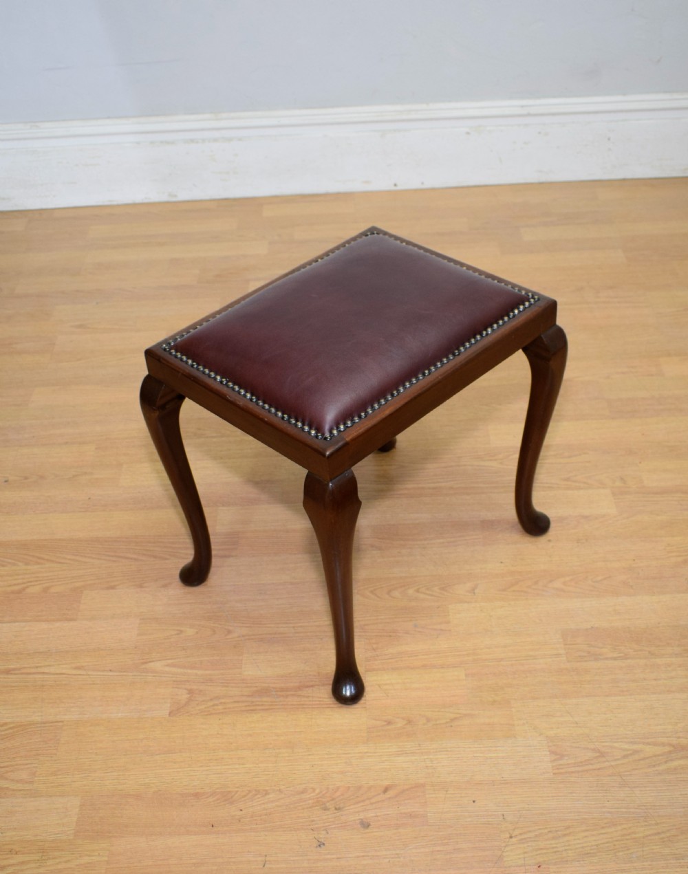 Early 20th Century Mahogany Stool View II