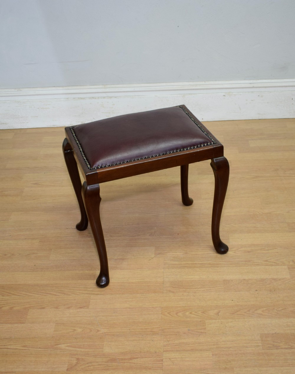 Early 20th Century Mahogany Stool View III