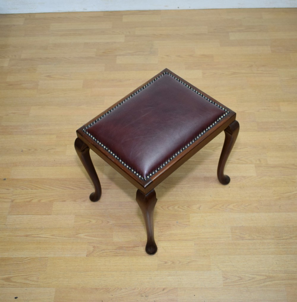 Early 20th Century Mahogany Stool View VIII