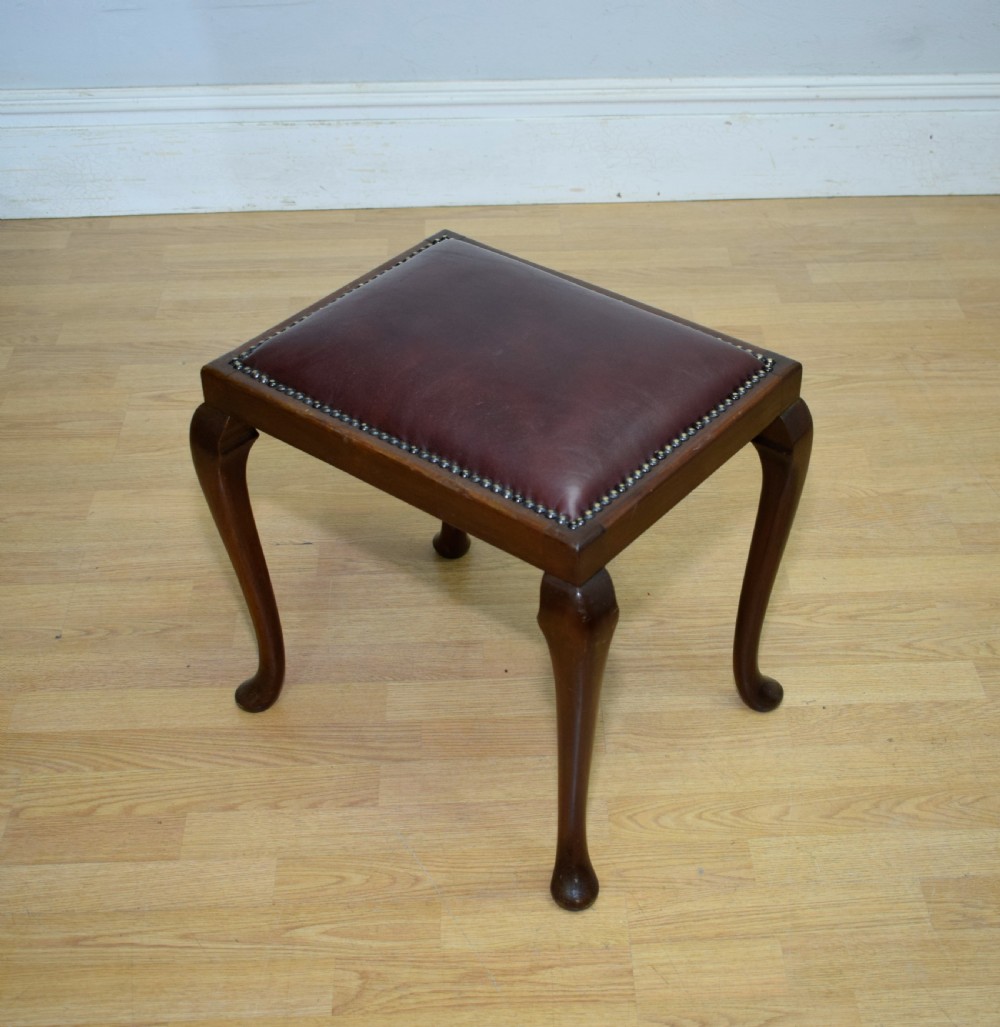 Early 20th Century Mahogany Stool View IX