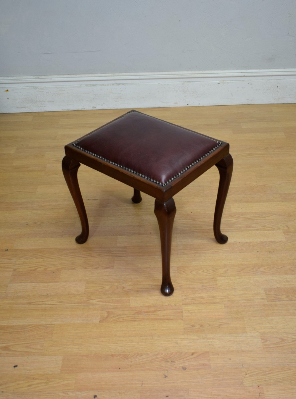 Early 20th Century Mahogany Stool View X