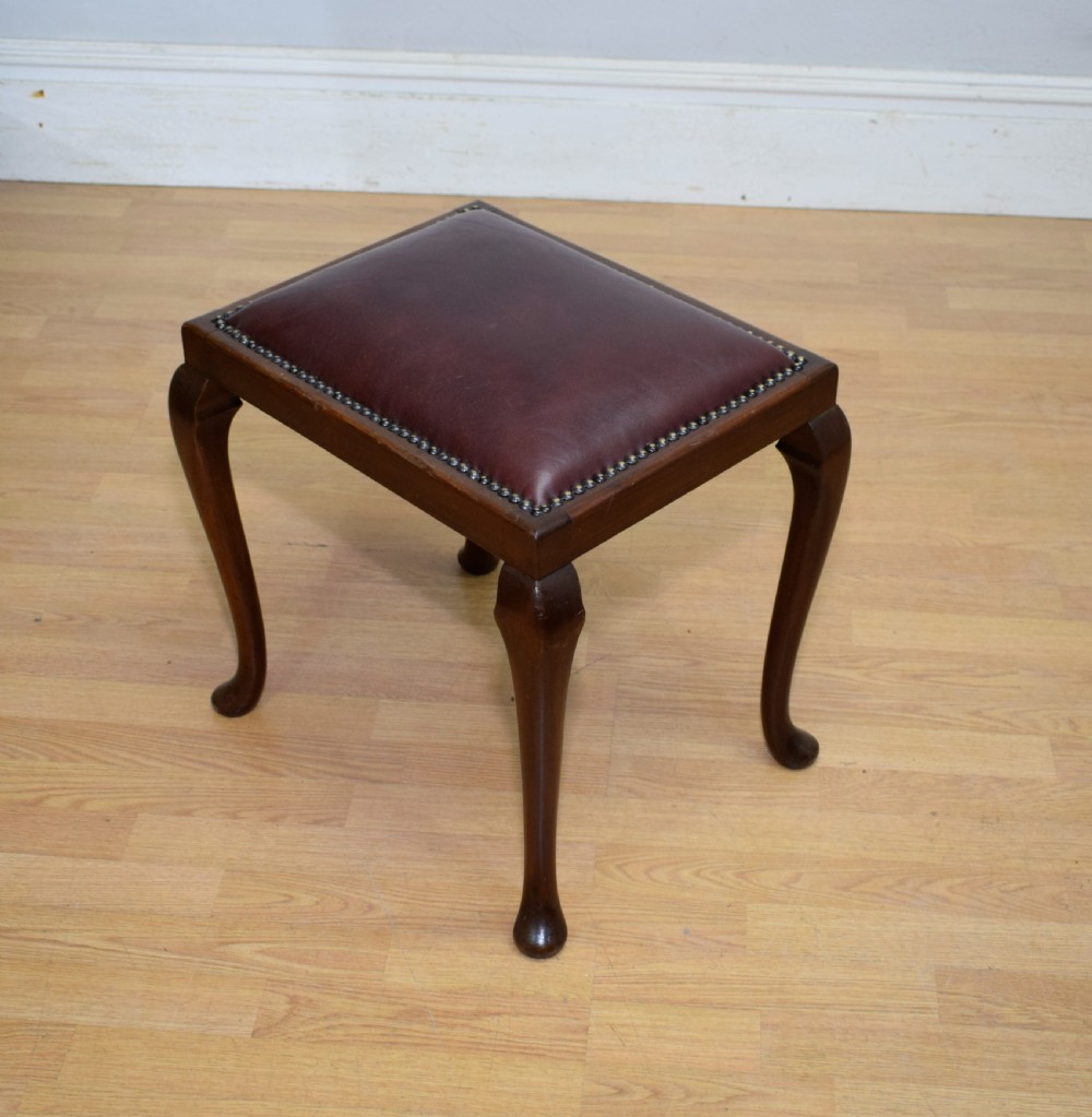 Early 20th Century Mahogany Stool View XI