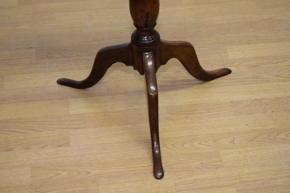 Georgian Period Walnut Tripod Table View VI